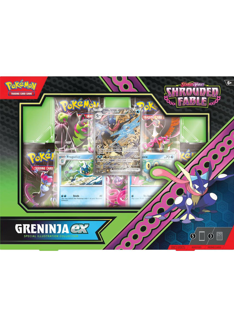 Pokémon TCG: Scarlet & Violet - Shrouded Fable - Special Illustration Collection - Greninja ex - The Pokemon Company - Card Brawlers | Quebec | Canada |