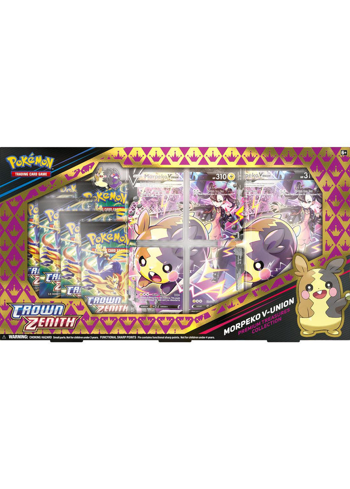 Pokemon TCG: Sword & Shield - Crown Zenith Premium Treasures Collection - Morpeko V-UNION - Card Brawlers | Quebec | Canada | Yu-Gi-Oh!