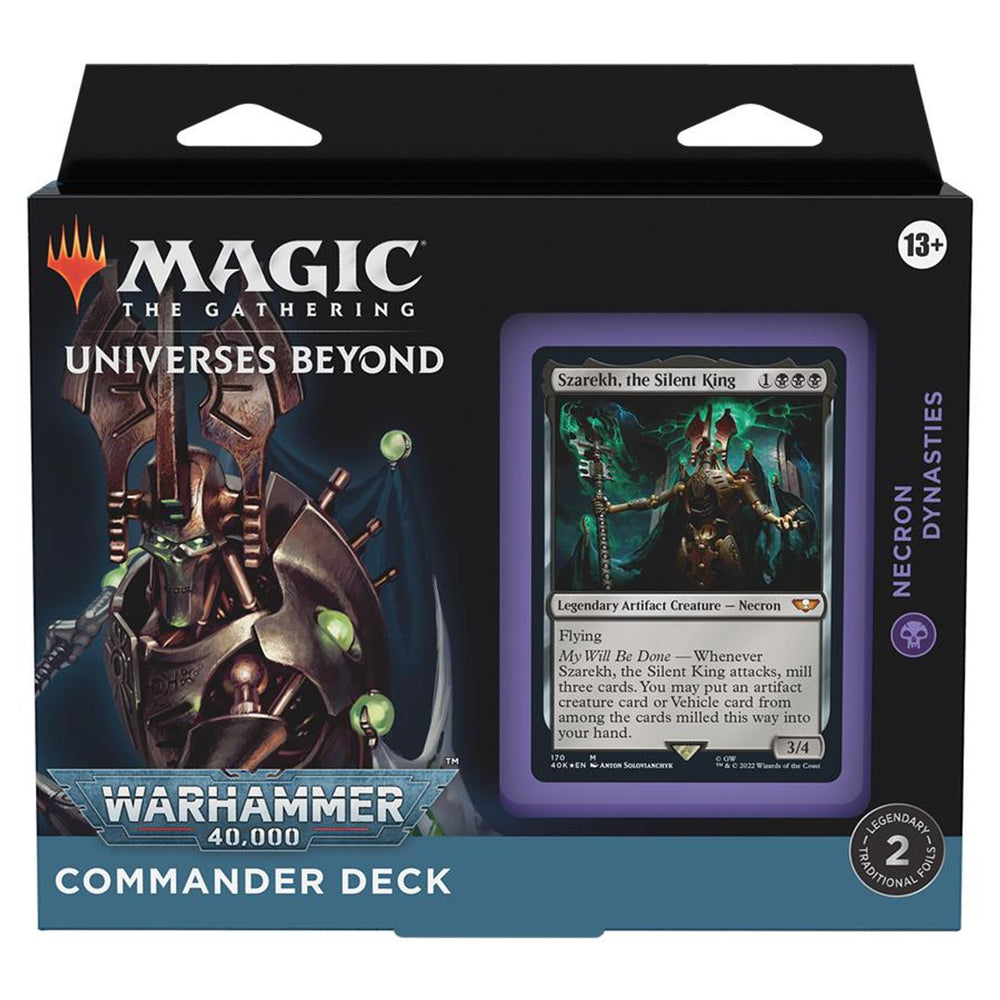 Magic The Gathering: Warhammer 40000 Commander Deck - Necron Dynasties - Card Brawlers | Quebec | Canada | Yu-Gi-Oh!