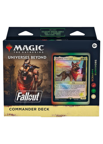 Magic The Gathering - Fallout - Commander Deck - Scrappy Survivors - Card Brawlers | Quebec | Canada | Yu-Gi-Oh!