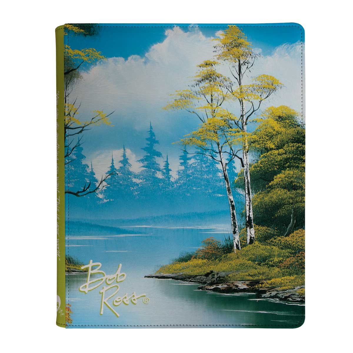 Zippered PRO-Binder: 9-pkt: Bob Ross Collection: Lakeside Path - Ultra Pro - Card Brawlers | Quebec | Canada |