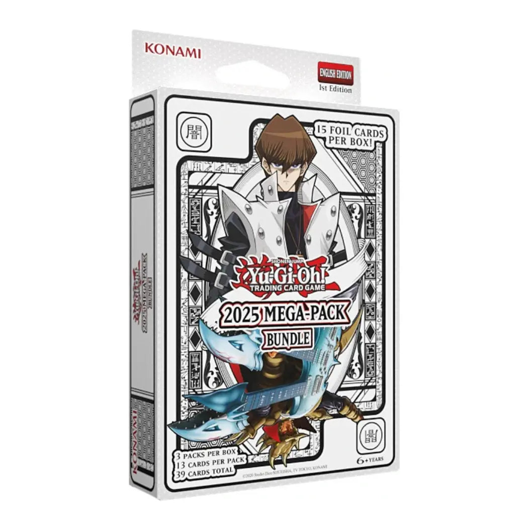 Yu-Gi-Oh! Mega Pack 2025 bundle box featuring Seto Kaiba