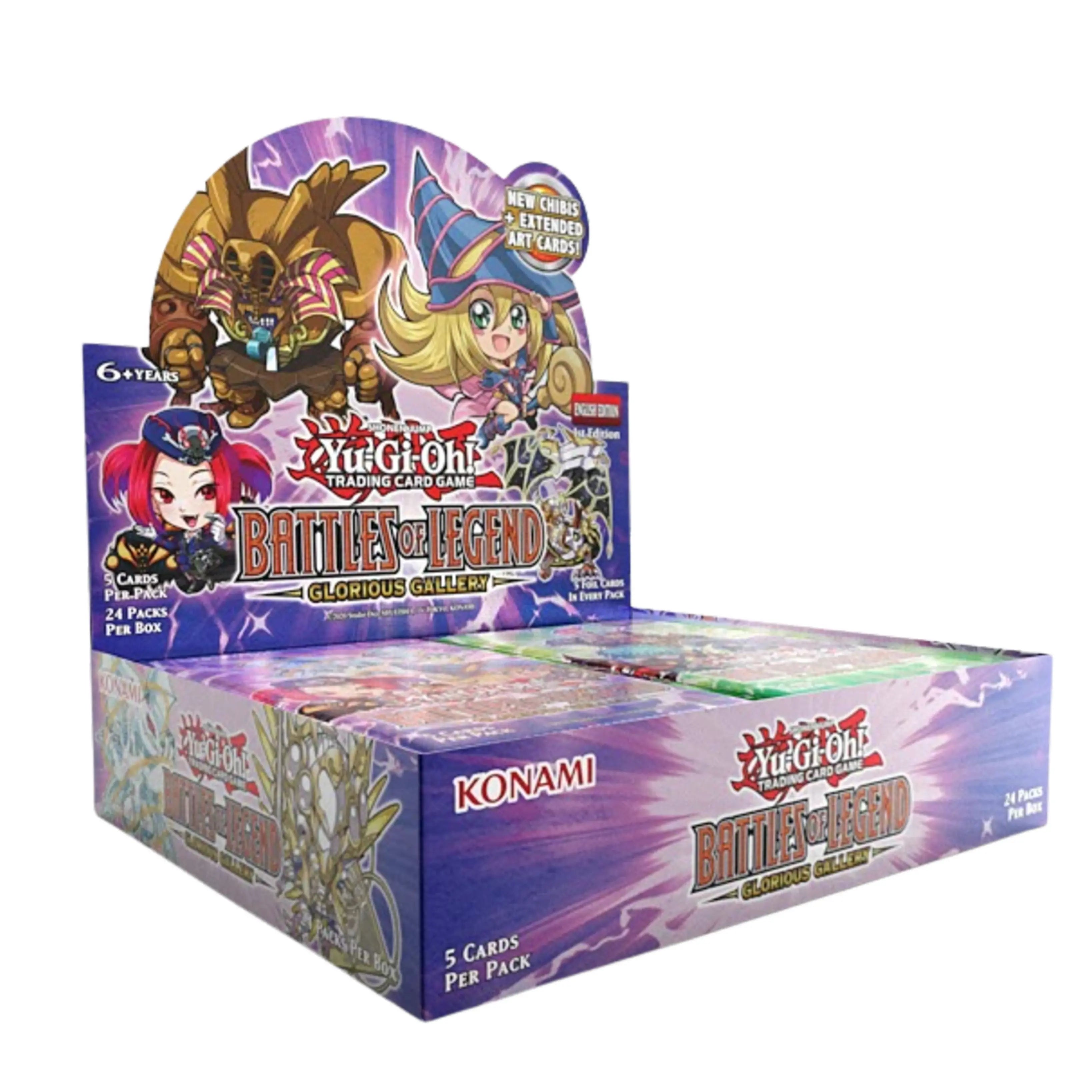 yugioh dragons of legend unleashed booster box Yu-Gi-Oh! - Battles of Legend: Glorious Gallery - Booster Box