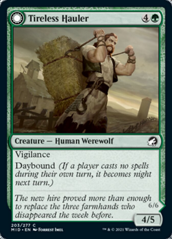 Tireless Hauler // Dire-Strain Brawler [Innistrad: Midnight Hunt] - Magic: The Gathering - Card Brawlers | Quebec | Canada |