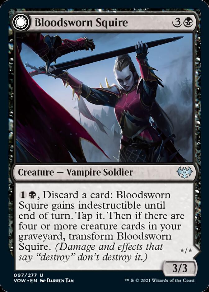Bloodsworn Squire // Bloodsworn Knight [Innistrad: Crimson Vow] - Magic: The Gathering - Card Brawlers | Quebec | Canada |