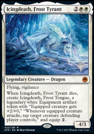 Icingdeath, Frost Tyrant (Promo Pack) [Dungeons & Dragons: Adventures in the Forgotten Realms Promos] - Magic: The Gathering - Card Brawlers | Quebec | Canada |