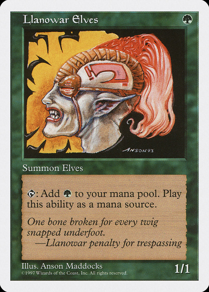 Llanowar Elves [Fifth Edition] - Magic: The Gathering - Card Brawlers | Quebec | Canada |