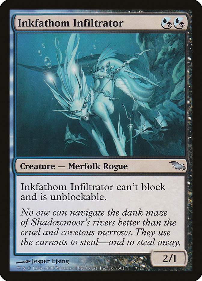 Inkfathom Infiltrator [Shadowmoor] - Magic: The Gathering - Card Brawlers | Quebec | Canada |