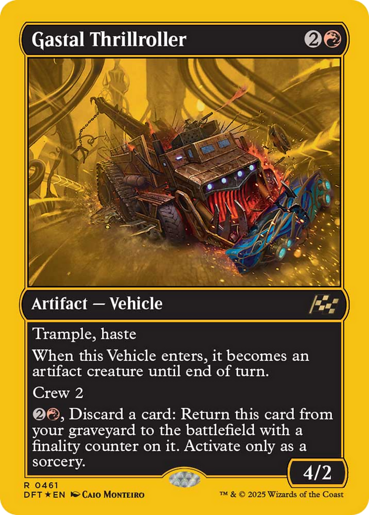 Gastal Thrillroller (First-Place Foil) [Aetherdrift] - Magic: The Gathering - Card Brawlers | Quebec | Canada |