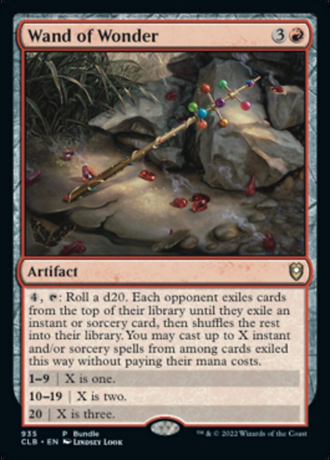 Wand of Wonder (Bundle) [Commander Legends: Battle for Baldur's Gate] - Magic: The Gathering - Card Brawlers | Quebec | Canada |