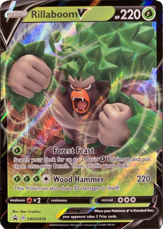 Rillaboom V (SWSH014) [Sword & Shield: Black Star Promos] - Pokémon - Card Brawlers | Quebec | Canada |