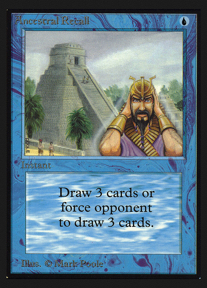 Ancestral Recall [Collectors' Edition] - Magic: The Gathering - Card Brawlers | Quebec | Canada |