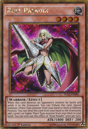Rose Paladin [PGL2-EN004] Gold Secret Rare - Yu-Gi-Oh! - Card Brawlers | Quebec | Canada |