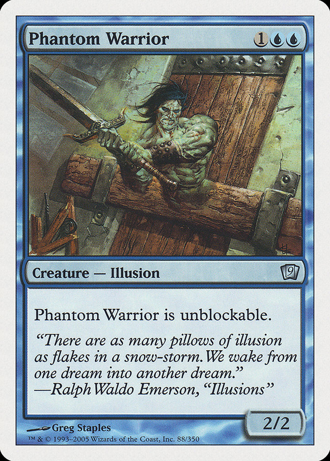 Phantom Warrior [Ninth Edition] - Magic: The Gathering - Card Brawlers | Quebec | Canada |