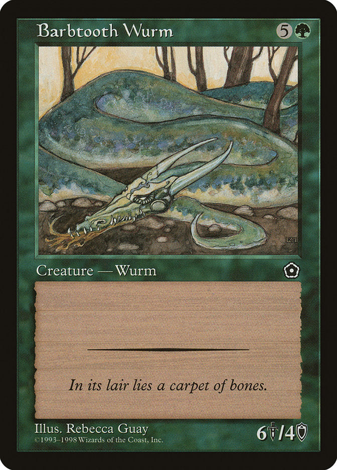 Barbtooth Wurm [Portal Second Age] - Magic: The Gathering - Card Brawlers | Quebec | Canada |