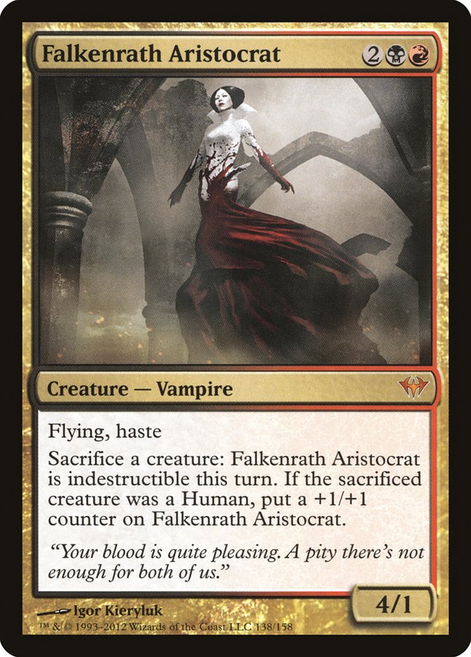 Falkenrath Aristocrat [Dark Ascension] - Magic: The Gathering - Card Brawlers | Quebec | Canada |