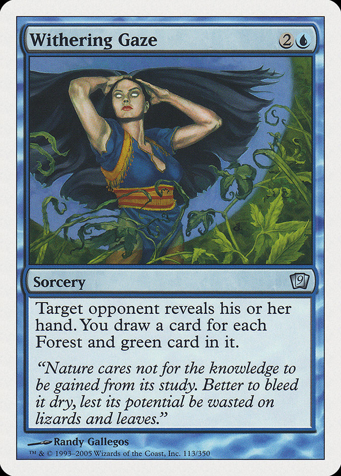 Withering Gaze [Ninth Edition] - Magic: The Gathering - Card Brawlers | Quebec | Canada |