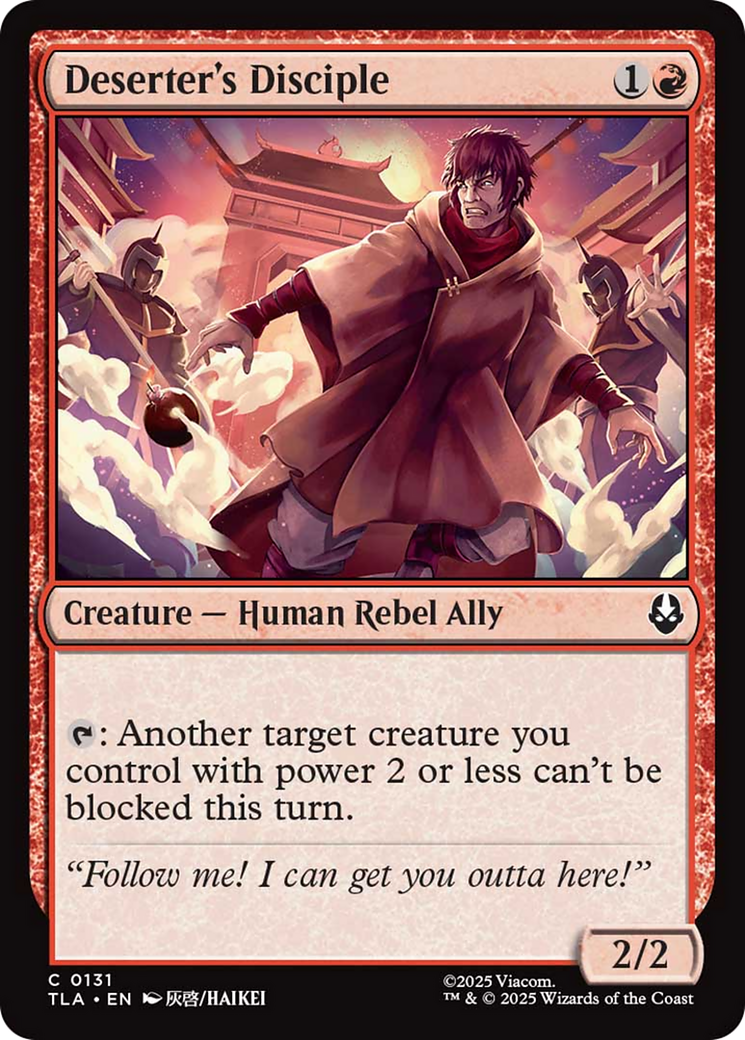 Deserter's Disciple [Avatar: The Last Airbender] - Magic: The Gathering - Card Brawlers | Quebec | Canada |
