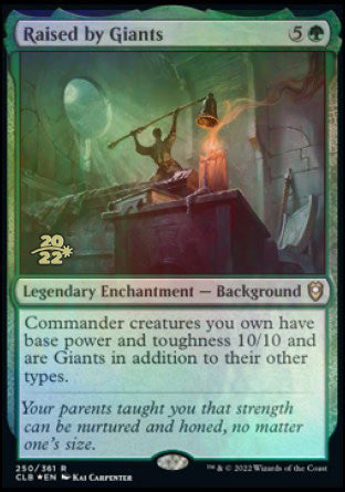 Raised by Giants [Commander Legends: Battle for Baldur's Gate Prerelease Promos] - Magic: The Gathering - Card Brawlers | Quebec | Canada |