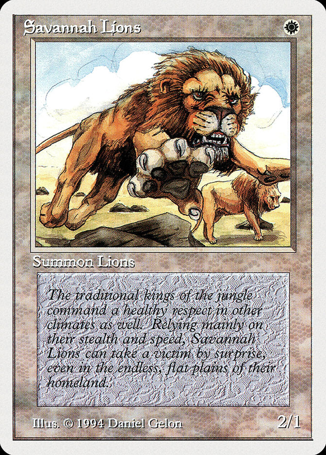 Savannah Lions [Summer Magic / Edgar] - Magic: The Gathering - Card Brawlers | Quebec | Canada |