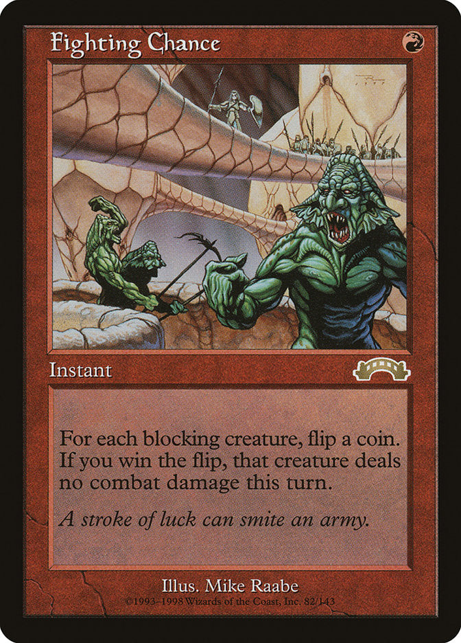 Fighting Chance [Exodus] - Magic: The Gathering - Card Brawlers | Quebec | Canada |