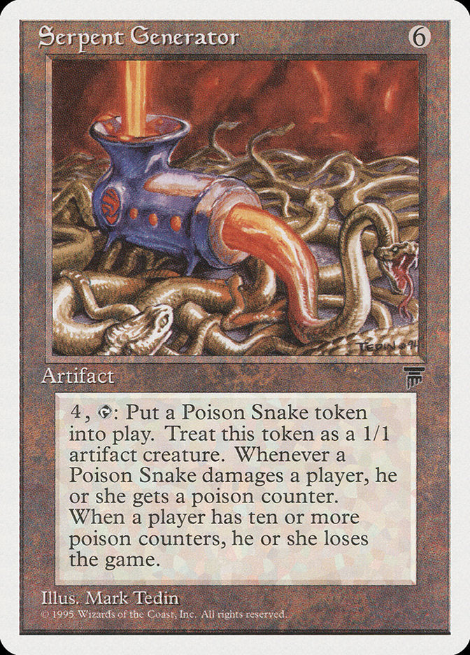 Serpent Generator [Chronicles] - Magic: The Gathering - Card Brawlers | Quebec | Canada |