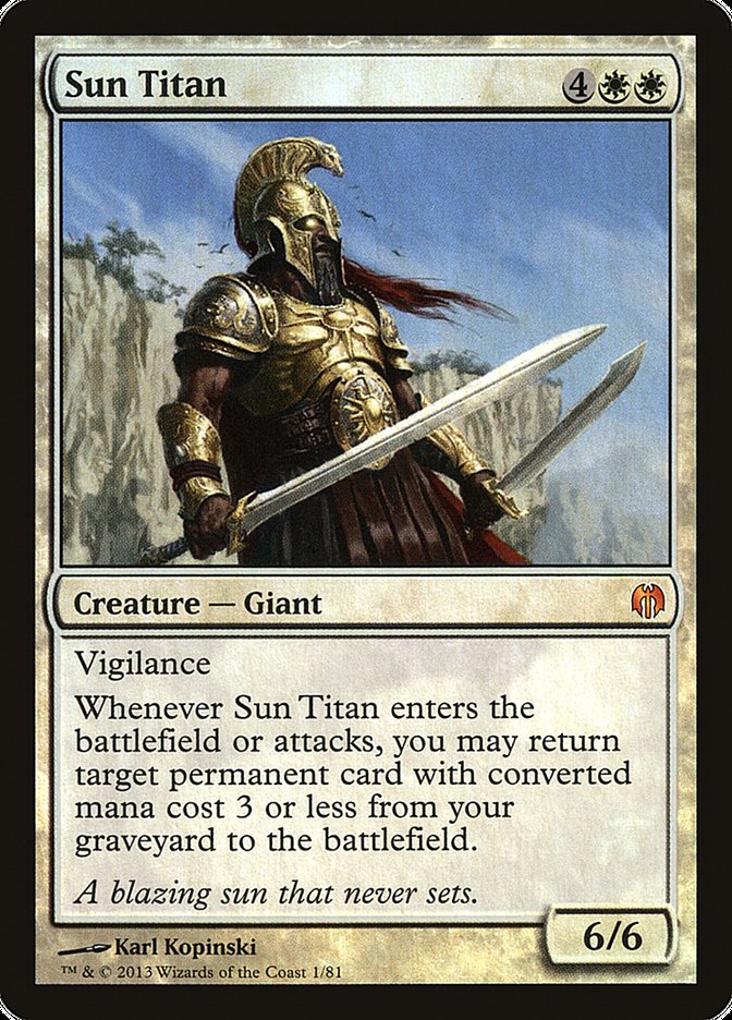 Sun Titan [Duel Decks: Heroes vs. Monsters] - Magic: The Gathering - Card Brawlers | Quebec | Canada |