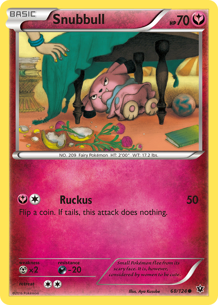 Snubbull (68/124) [XY: Fates Collide] - Pokémon - Card Brawlers | Quebec | Canada |
