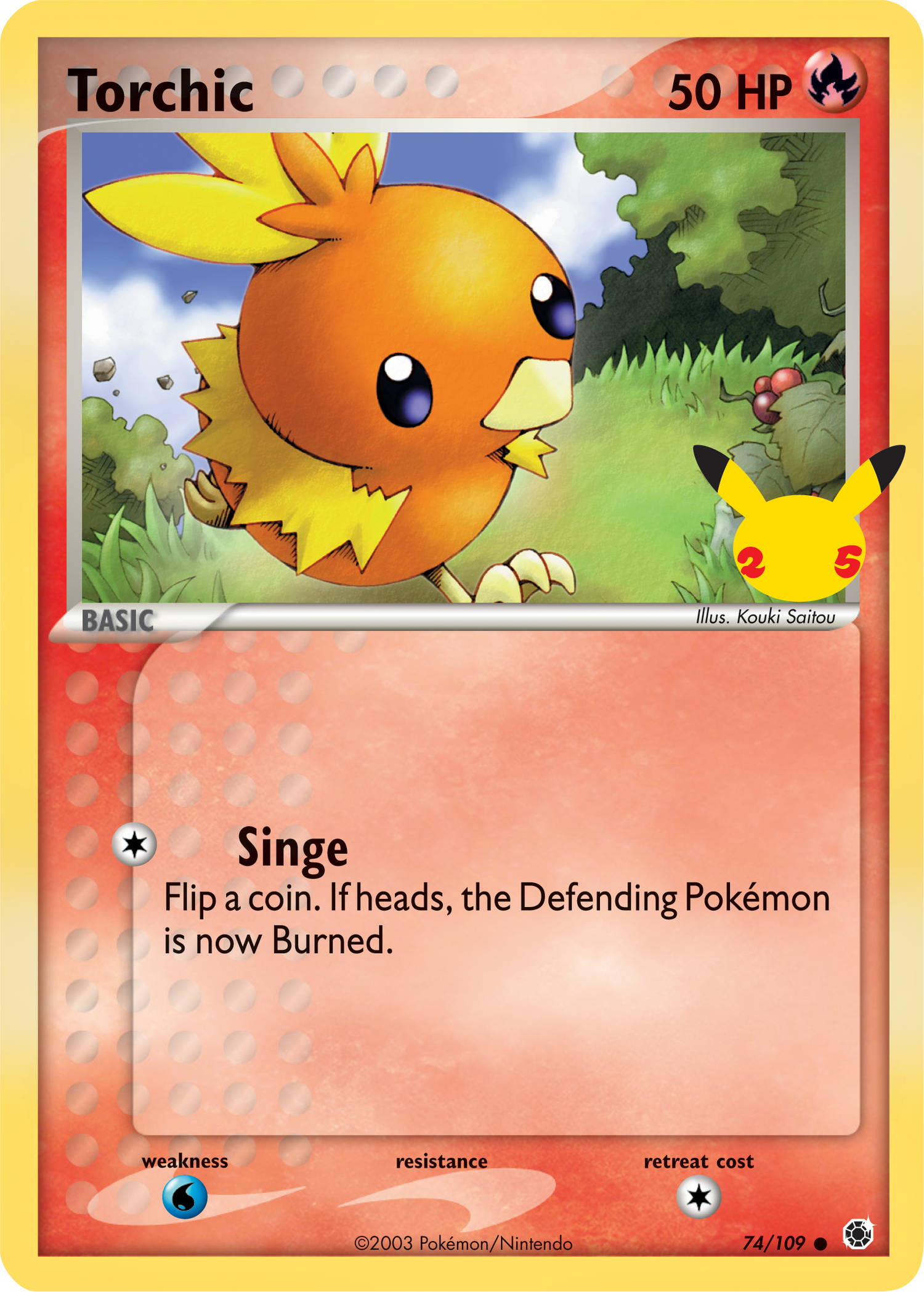 Torchic (74/109) (Jumbo Card) [First Partner Pack] - Pokémon - Card Brawlers | Quebec | Canada |