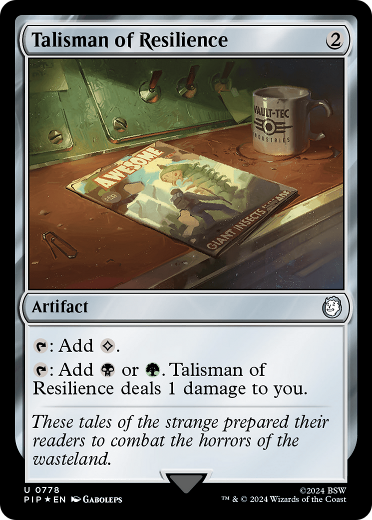 Talisman of Resilience (Surge Foil) [Fallout] - Magic: The Gathering - Card Brawlers | Quebec | Canada |