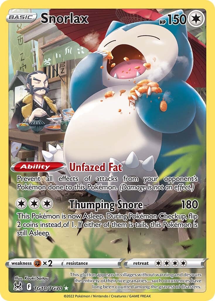 Snorlax (TG10/TG30) [Sword & Shield: Lost Origin] - Pokémon - Card Brawlers | Quebec | Canada |