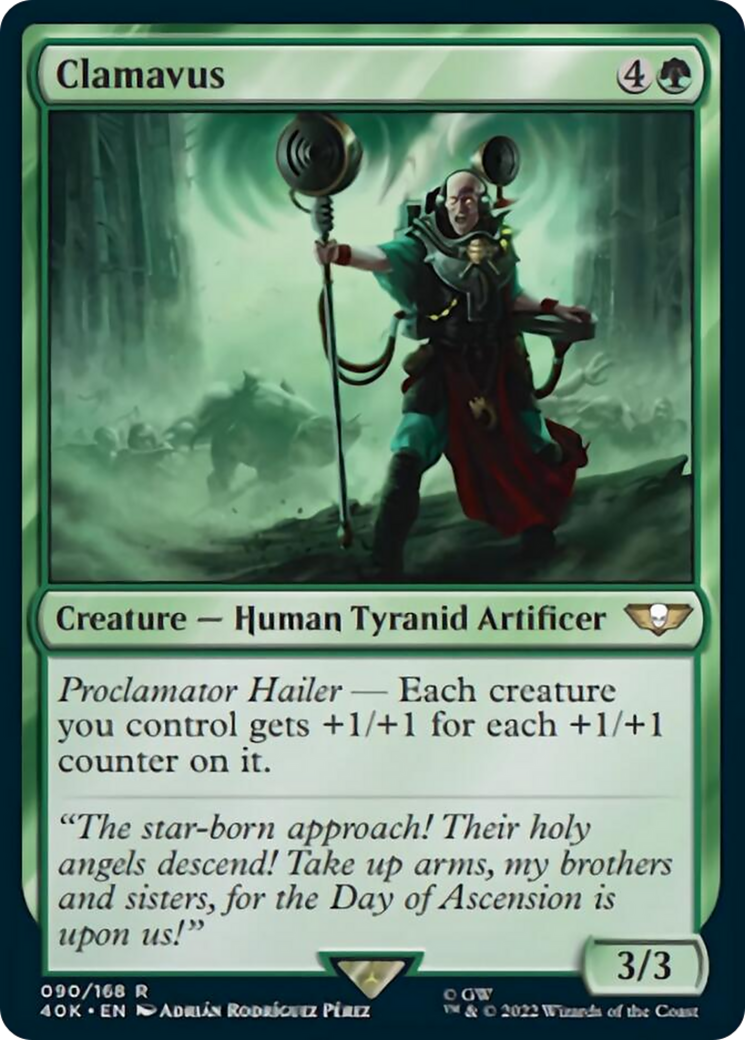 Clamavus (Surge Foil) [Warhammer 40,000] - Magic: The Gathering - Card Brawlers | Quebec | Canada |