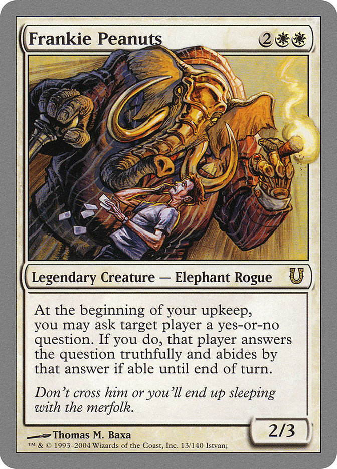 Frankie Peanuts [Unhinged] - Magic: The Gathering - Card Brawlers | Quebec | Canada |