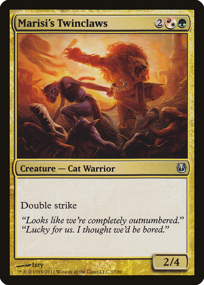 Marisi's Twinclaws [Duel Decks: Ajani vs. Nicol Bolas] - Magic: The Gathering - Card Brawlers | Quebec | Canada |