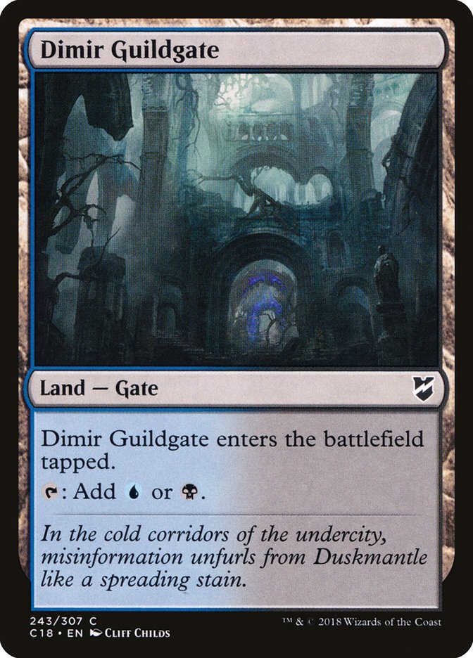 Dimir Guildgate [Commander 2018] - Magic: The Gathering - Card Brawlers | Quebec | Canada |