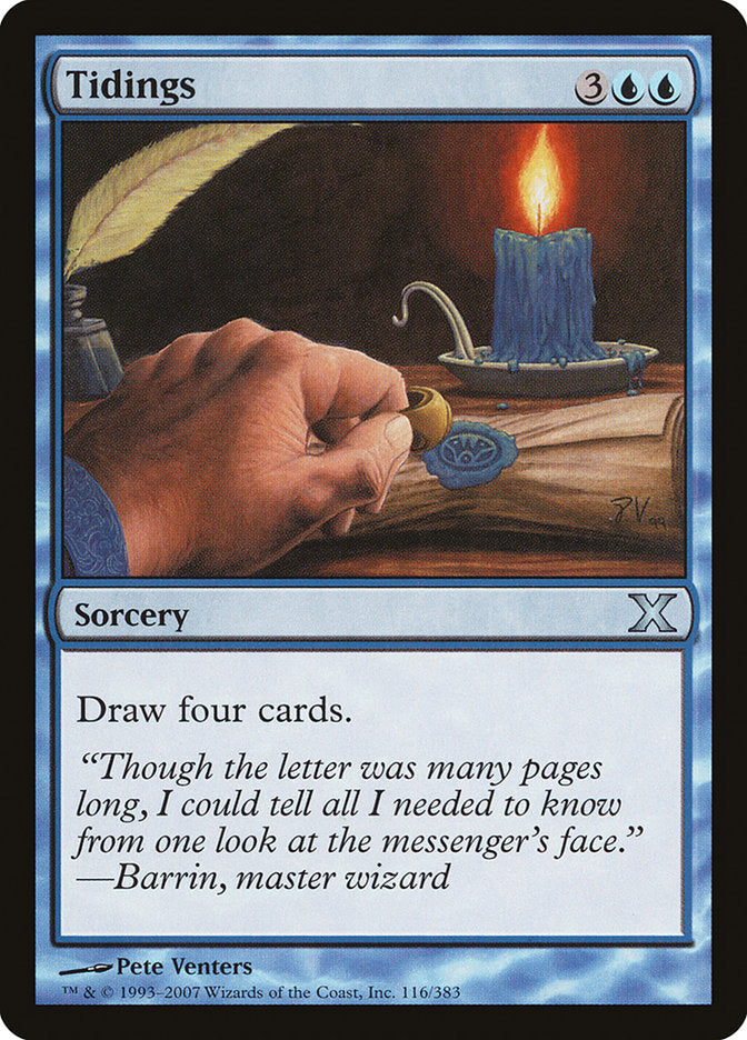 Tidings [Tenth Edition] - Magic: The Gathering - Card Brawlers | Quebec | Canada |