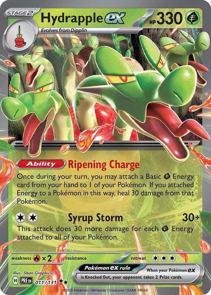Hydrapple ex (011/131) [Scarlet & Violet: Prismatic Evolutions] - Pokémon - Card Brawlers | Quebec | Canada |