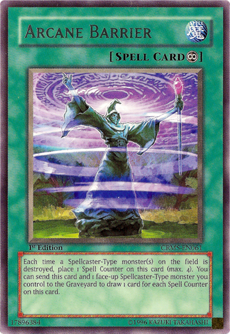 Arcane Barrier [CRMS-EN061] Rare - Yu-Gi-Oh! - Card Brawlers | Quebec | Canada |
