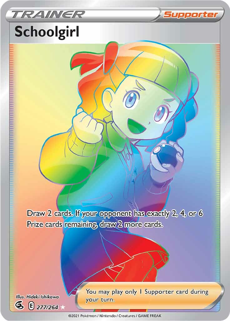 Schoolgirl (277/264) [Sword & Shield: Fusion Strike] - Pokémon - Card Brawlers | Quebec | Canada |