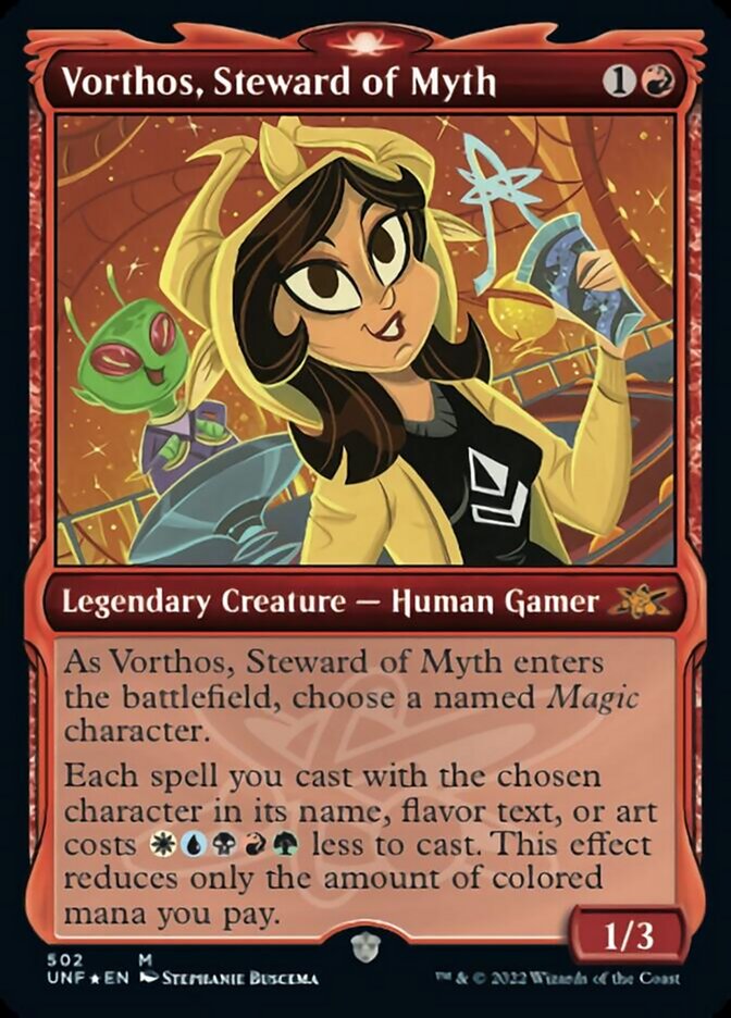 Vorthos, Steward of Myth (Showcase) (Galaxy Foil) [Unfinity] - Magic: The Gathering - Card Brawlers | Quebec | Canada |