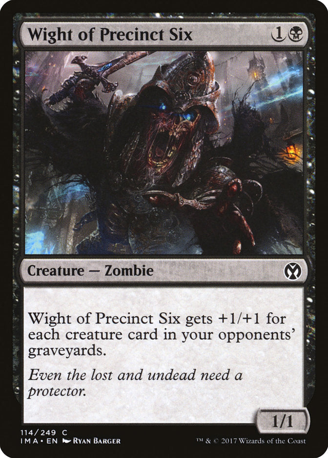 Wight of Precinct Six [Iconic Masters] - Magic: The Gathering - Card Brawlers | Quebec | Canada |