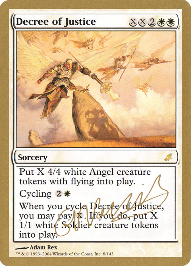 Decree of Justice (Gabriel Nassif) [World Championship Decks 2004] - Magic: The Gathering - Card Brawlers | Quebec | Canada |