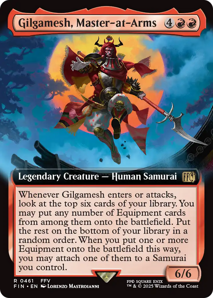 Gilgamesh, Master-at-Arms (Extended Art) [FINAL FANTASY] - Magic: The Gathering - Card Brawlers | Quebec | Canada |
