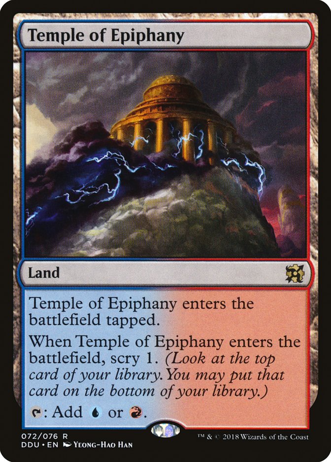 Temple of Epiphany [Duel Decks: Elves vs. Inventors] - Magic: The Gathering - Card Brawlers | Quebec | Canada |