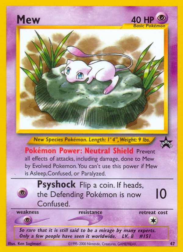 Mew (47) [Wizards of the Coast: Black Star Promos] - Pokémon - Card Brawlers | Quebec | Canada |
