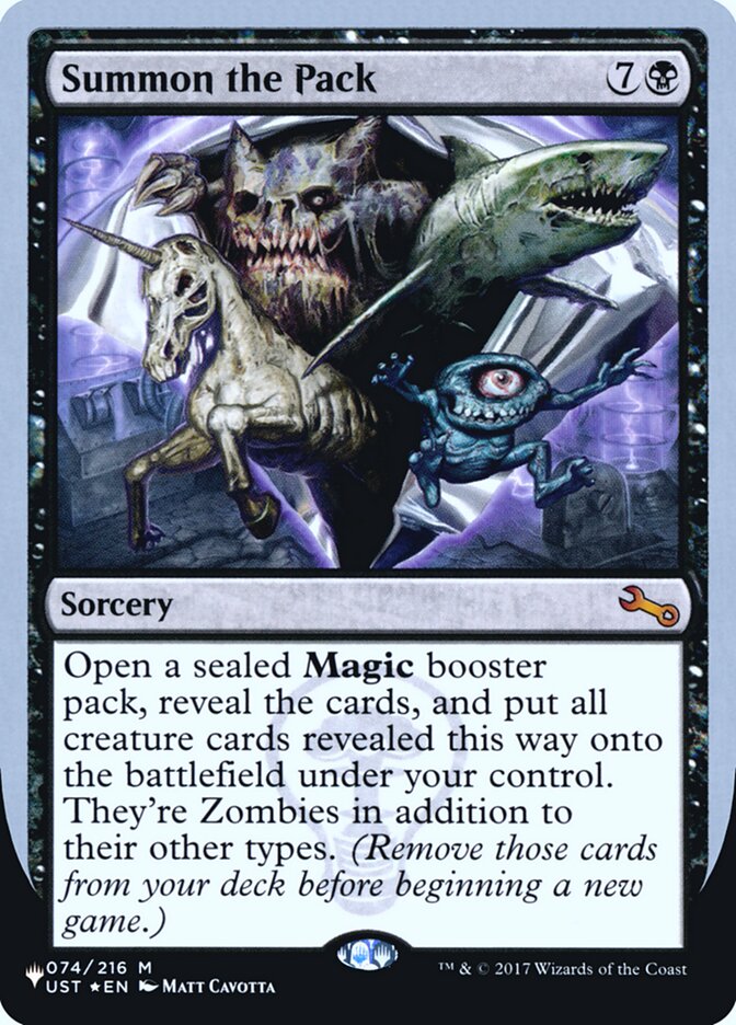 Summon the Pack (Unfinity Foil Edition) [The List] - Magic: The Gathering - Card Brawlers | Quebec | Canada |