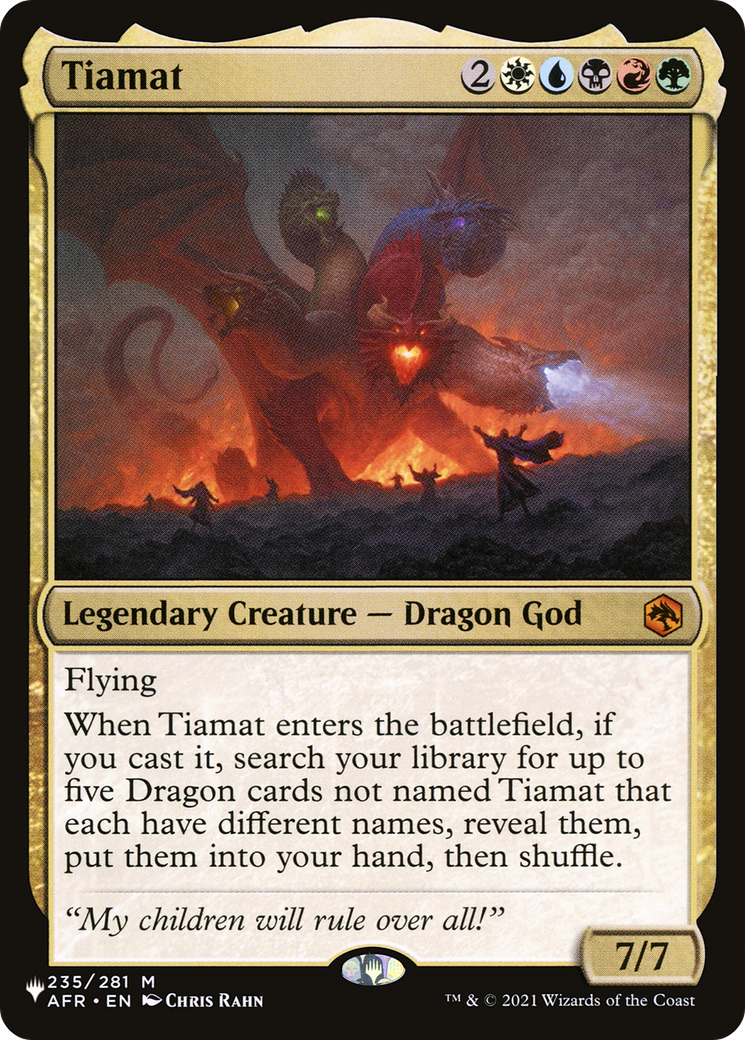 Tiamat [The List] - Magic: The Gathering - Card Brawlers | Quebec | Canada |