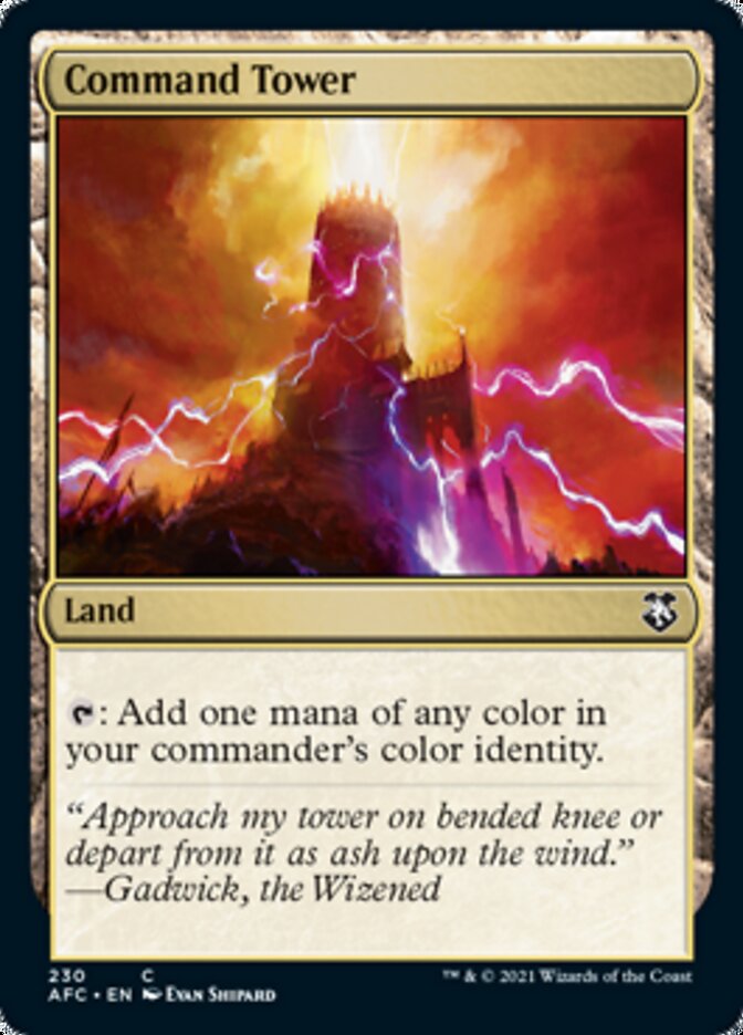 Command Tower [Dungeons & Dragons: Adventures in the Forgotten Realms Commander] - Magic: The Gathering - Card Brawlers | Quebec | Canada |