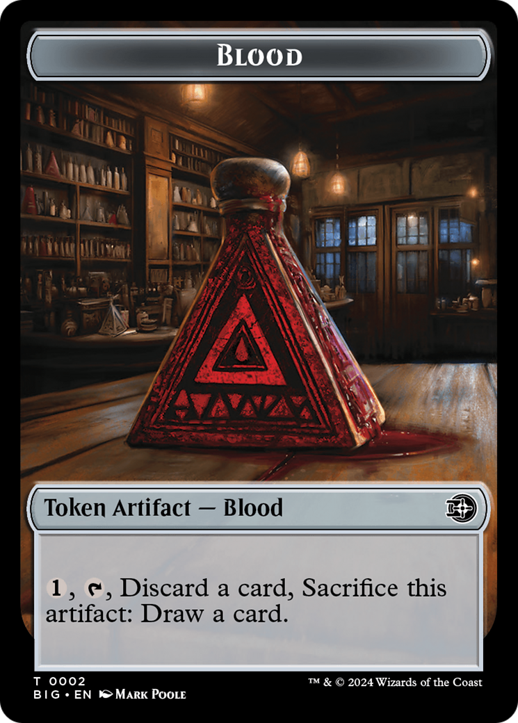 Mercenary // Blood Double-Sided Token [Outlaws of Thunder Junction Tokens] - Magic: The Gathering - Card Brawlers | Quebec | Canada |