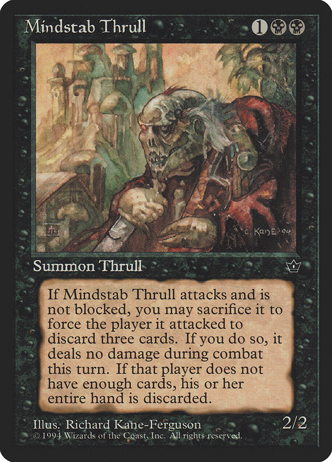 Mindstab Thrull (Richard Kane Ferguson) [Fallen Empires] - Magic: The Gathering - Card Brawlers | Quebec | Canada |